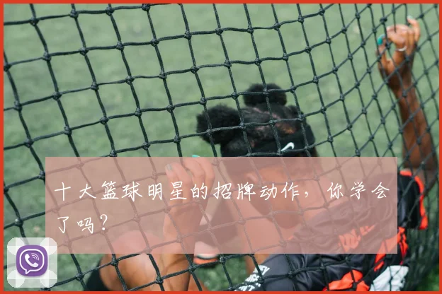十大篮球明星的招牌动作，你学会了吗？